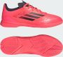 Adidas F50 League Zaalvoetbalschoenen (IN) Kids Felrood Zwart Zilver - Thumbnail 3