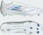 Adidas F50 League Veterloze Gras Kunstgras Voetbalschoenen (MG) Wit Blauw Zilver - Thumbnail 2