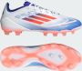 Adidas F50 Pro Gras Kunstgras Voetbalschoenen (MG) Wit Rood Blauw - Thumbnail 2