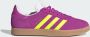Adidas Originals Gazelle Dames Purple Burst Solar Yellow Off White- Dames Purple Burst Solar Yellow Off White - Thumbnail 4