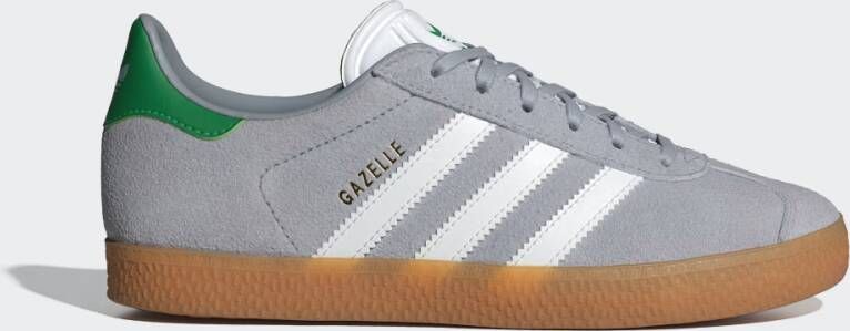 Adidas Originals Gazelle sneakers zilvergrijs groen wit - Foto 6
