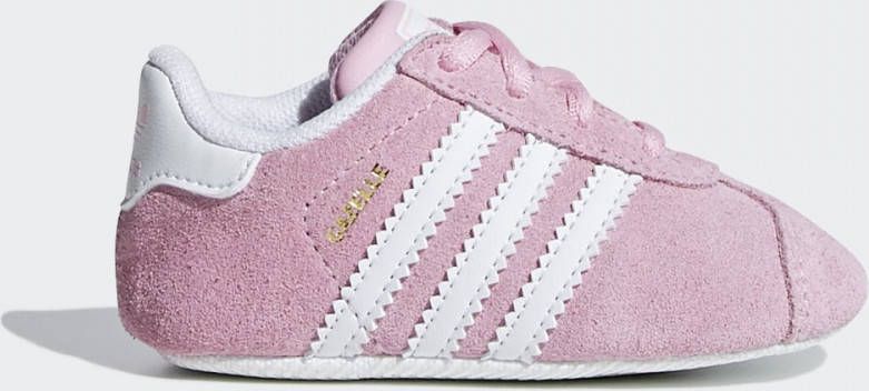 periode Vaardigheid vallei Adidas Originals Gazelle Crib Baby's Pink White Kind - Schoenen.nl