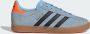 Adidas Originals Gazelle Junior Clear Sky Core Black Solar Orange Clear Sky Core Black Solar Orange - Thumbnail 6