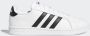 Adidas Grand Court Heren Sneakers Ftwr White Core Black - Thumbnail 5
