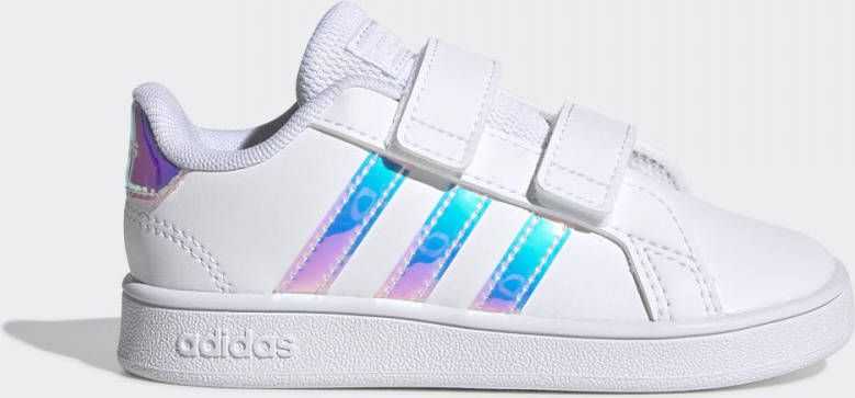 Adidas Kids Witte adidas Sneakers Gran Court Kids Klittenband - Foto 7