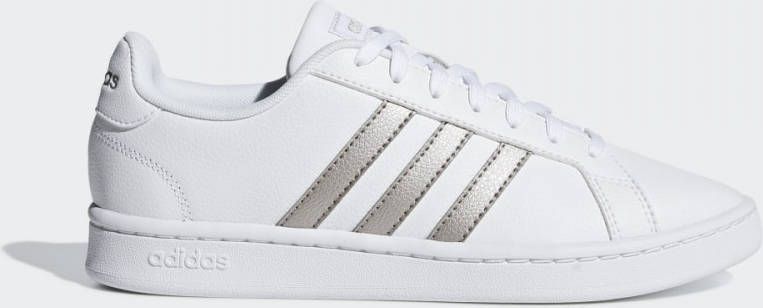 Adidas Grand court sneakers wit/zilver dames - Schoenen.nl