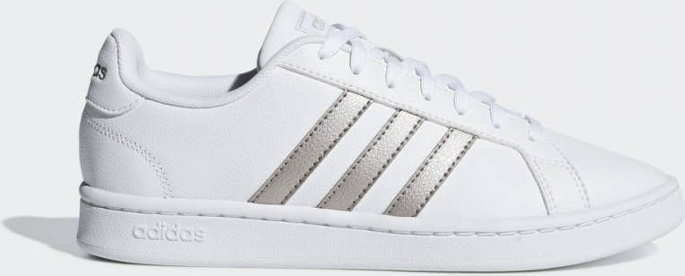 Adidas Grand court sneakers wit/zilver dames - Schoenen.nl Adidas Grand court sneakers wit/zilver dames - Schoenen.nl