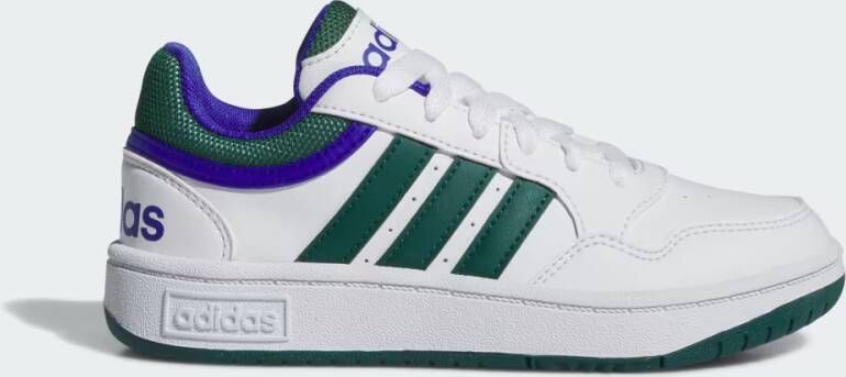 Adidas Sportswear Hoops sneakers wit groen kobaltblauw Imitatieleer 38 2 3 - Foto 4