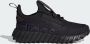 Adidas kaptir 3.0 k Casual low sportcas schoen jon Black Black White - Thumbnail 3