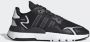Adidas Originals Nite Jogger Boost Heren Sneakers Sport Casual Schoenen Zwart FW2055 - Thumbnail 4