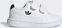 Adidas Originals Ny 90 Velcro Infant Ftwwht Cblack Ftwwht Sneakers toddler FY9848 - Thumbnail 6