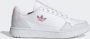 Adidas Originals NY 90 Schoenen Cloud White Solar Red Blue Bird Dames - Thumbnail 5