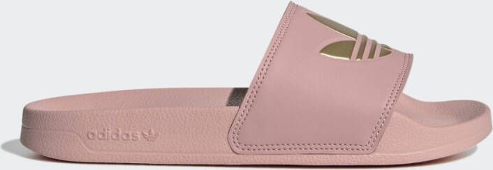Adidas Originals Adilette Lite badslippers oudroze goud