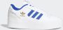Adidas Nieuwe leren sneakers voor dames met synthetische voering en rubberen zool White Dames - Thumbnail 4