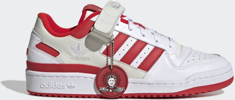Adidas Originals Forum Low Heren Sneakers Schoenen Wit-Rood GW2043 - Foto 7