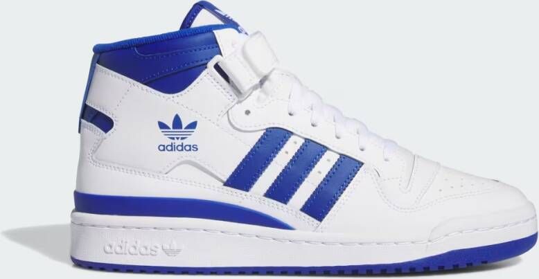 Adidas Originals Forum Mid sneakers wit blauw - Foto 5