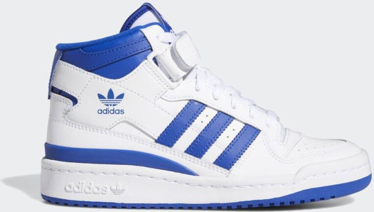 Adidas Originals Forum Mid J Sneaker Basketball Schoenen ftwr white team royal blue ftwr white 37 1 3 beschikbare maaten:36 2 3 36 37 1 3 - Foto 5