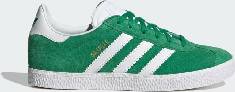 Adidas Originals Gazelle Junior Green Cloud White Gold Metallic Green Cloud White Gold Metallic - Foto 10