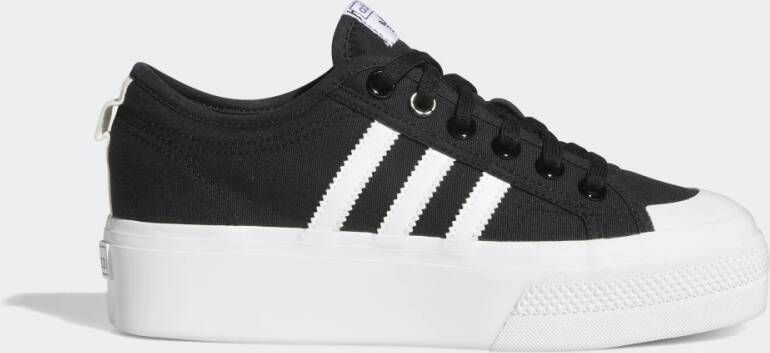 Adidas Originals Nizza Platform Dames Core Black Cloud White Cloud White