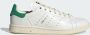Adidas Originals Witte Leren Sneakers met Groene Accenten White - Thumbnail 2