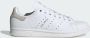 Adidas Originals Stan Smith Cloud White Wonder Beige Silver Metallic- Cloud White Wonder Beige Silver Metallic - Thumbnail 6