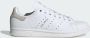 Adidas Originals Stan Smith Dames Cloud White Wonder Beige Silver Metallic- Dames Cloud White Wonder Beige Silver Metallic - Thumbnail 5