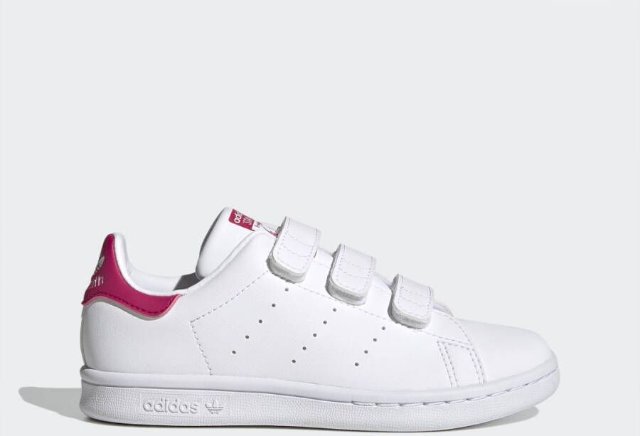 Adidas Originals Stan Smith sneakers wit roze Meisjes Gerecycled polyester (duurzaam) 33 - Foto 7