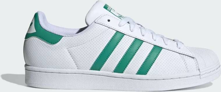 Adidas Originals Superstar Cloud White Semi Court Green Off White- Dames Cloud White Semi Court Green Off White - Foto 3