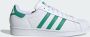 Adidas Originals Superstar Cloud White Semi Court Green Off White- Dames Cloud White Semi Court Green Off White - Thumbnail 3