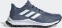 Adidas Hockey Youngstar Junior Sportschoenen Korfbal Blue White - Thumbnail 2