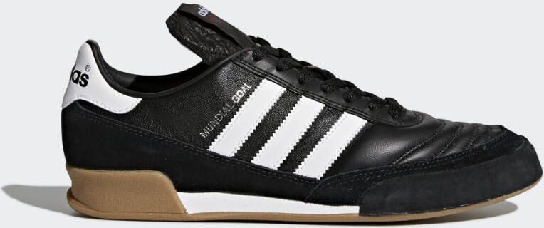 Adidas Mundial Goal Lederen Indoorschoen 41 1 3 Black White - Foto 9
