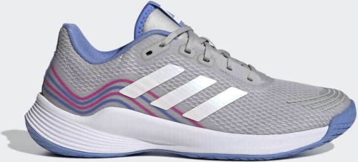 Adidas Performance Novaflight Volleybalschoenen Dames Grijs - Foto 3