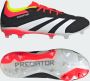 Adidas Predator Elite Gras Voetbalschoenen (FG) Kids Zwart Wit Felrood - Thumbnail 4