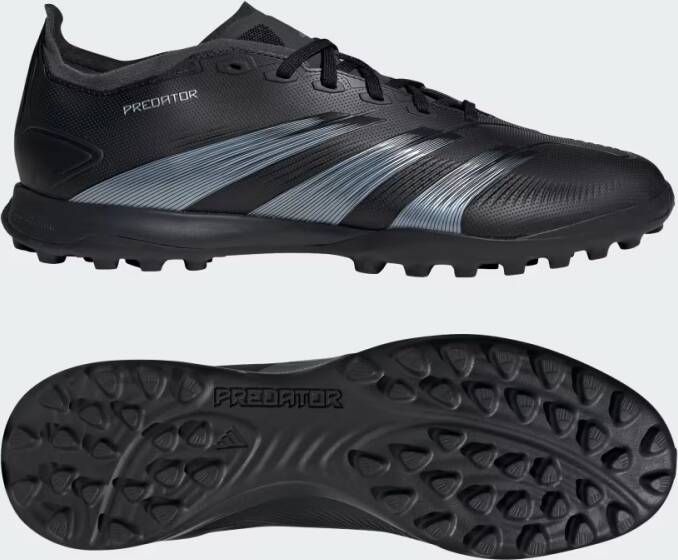 Adidas Performance Predator 24 League Low Turf Voetbalschoenen Heren Zwart - Foto 4