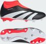 Adidas Predator League Laceless FG Junior Core Black Cloud White Solar Red Core Black Cloud White Solar Red - Thumbnail 2