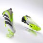 Adidas Predator Accuracy+ Veterloze Gras Voetbalschoenen (FG) Wit Grijs Felgeel Zwart - Thumbnail 1