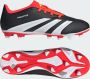 Adidas Predator Club FxG Core Black Cloud White Solar Red- Core Black Cloud White Solar Red - Thumbnail 5