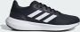 Adidas Performance Runfalcon 3.0 hardloopschoenen donkerblauw wit - Thumbnail 4