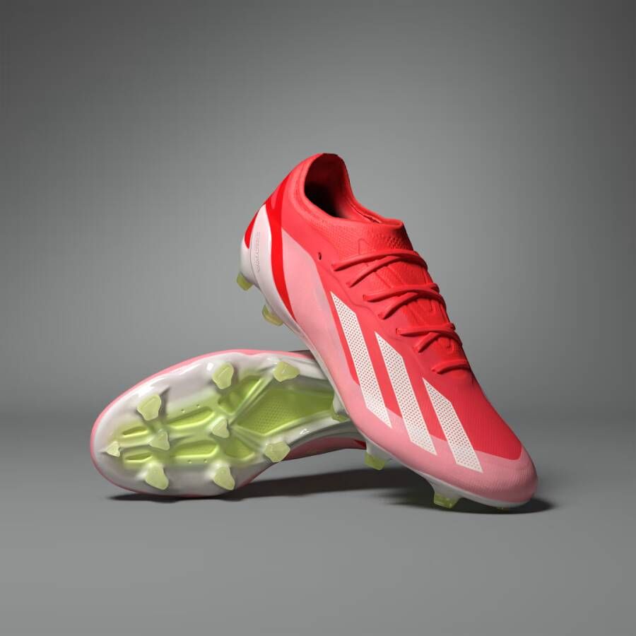 Adidas X Crazyfast Elite Gras Voetbalschoenen (FG) Felrood Wit Geel - Foto 3