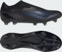 Adidas X Crazyfast.1 Veterloze Gras Voetbalschoenen (FG) Zwart Donkerblauw - Thumbnail 2