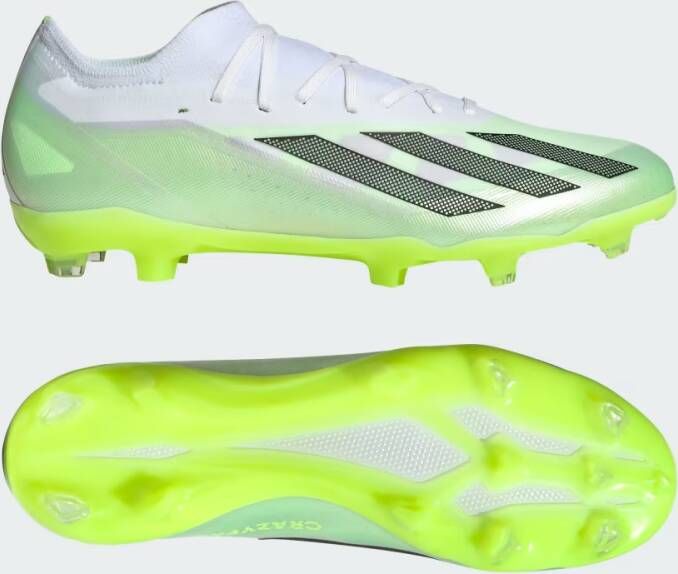 Adidas X Crazyfast.2 Gras Voetbalschoenen (FG) Wit Felgeel Zwart - Foto 6