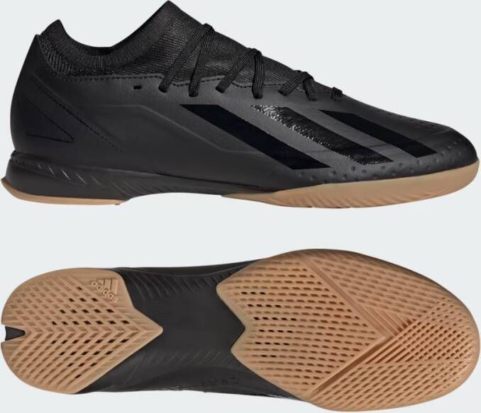 Adidas Performance X Crazyfast.3 Indoor Voetbalschoenen Unisex Zwart - Foto 3