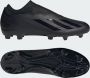 Adidas X Crazyfast.3 Veterloze Gras Voetbalschoenen (FG) Zwart Antraciet - Thumbnail 4