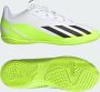 Adidas Perfor ce X Crazyfast.4 IN Jr. zaalvoetbalschoenen wit zwart geel Imitatieleer 37 1 3 - Thumbnail 3