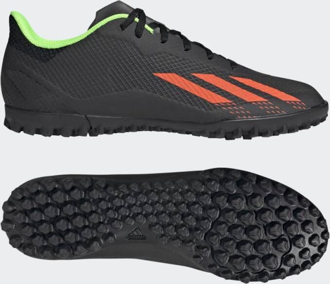 Adidas Performance X Speedportal.4 TF voetbalschoenen zwart rood geel - Foto 6