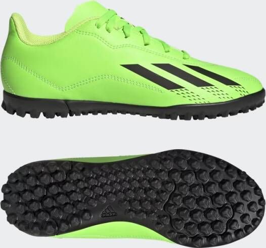 Adidas Perfor ce X Speedportal.4 TF voetbalschoenen geel zwart - Foto 5