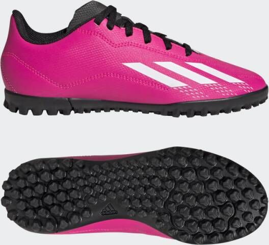 Adidas Perfor ce X Speedportal.4 turf voetbalschoenen fuchsia wit zwart Roze Imitatieleer 36 2 3 - Foto 3