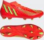 Adidas Predator Edge.2 Firm Ground Voetbalschoenen Solar Red Solar Green Core Black - Thumbnail 5