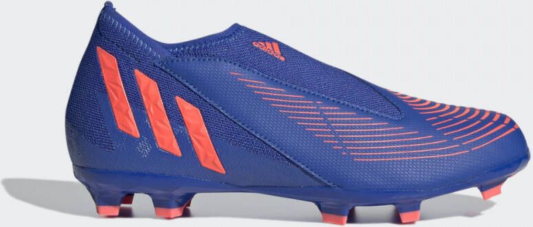 Adidas Kids adidas Predator Edge.3 Veterloze Gras Voetbalschoenen(FG)Kids Blauw Rood - Foto 3