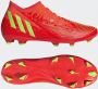 Adidas Predator Edge.3 Firm Ground Voetbalschoenen Solar Red Team Solar Green Core Black - Thumbnail 6